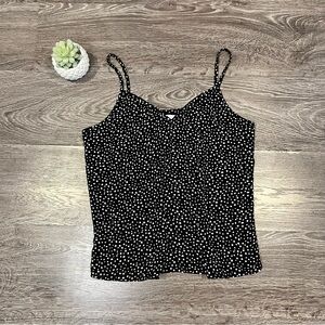 Abound Black and White Fitted Camisole
